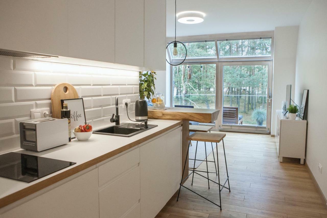 New Scandinavian Style Apartment In Nida Exteriör bild